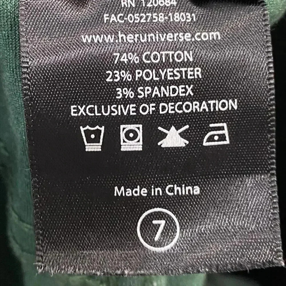 Disney Her Universe Little Mermaid Ariel Scale Pants Junior size 7 Green - Picture 4 of 11